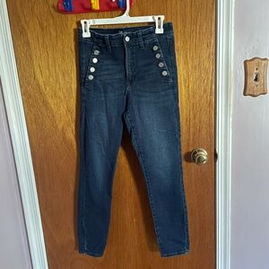 Gap high-waisted skinny jeans